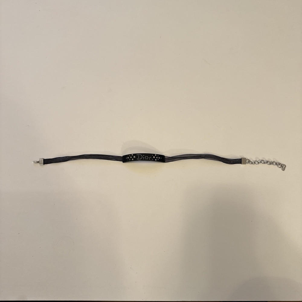 Christian Dior Ribbon Choker Black Vintage - Picture 3 of 5